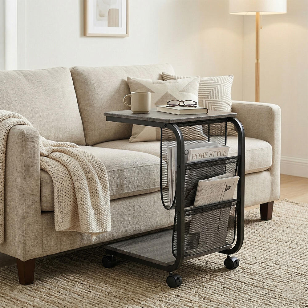 โต๊ะวางของข้างโซฟารูปตัวซี